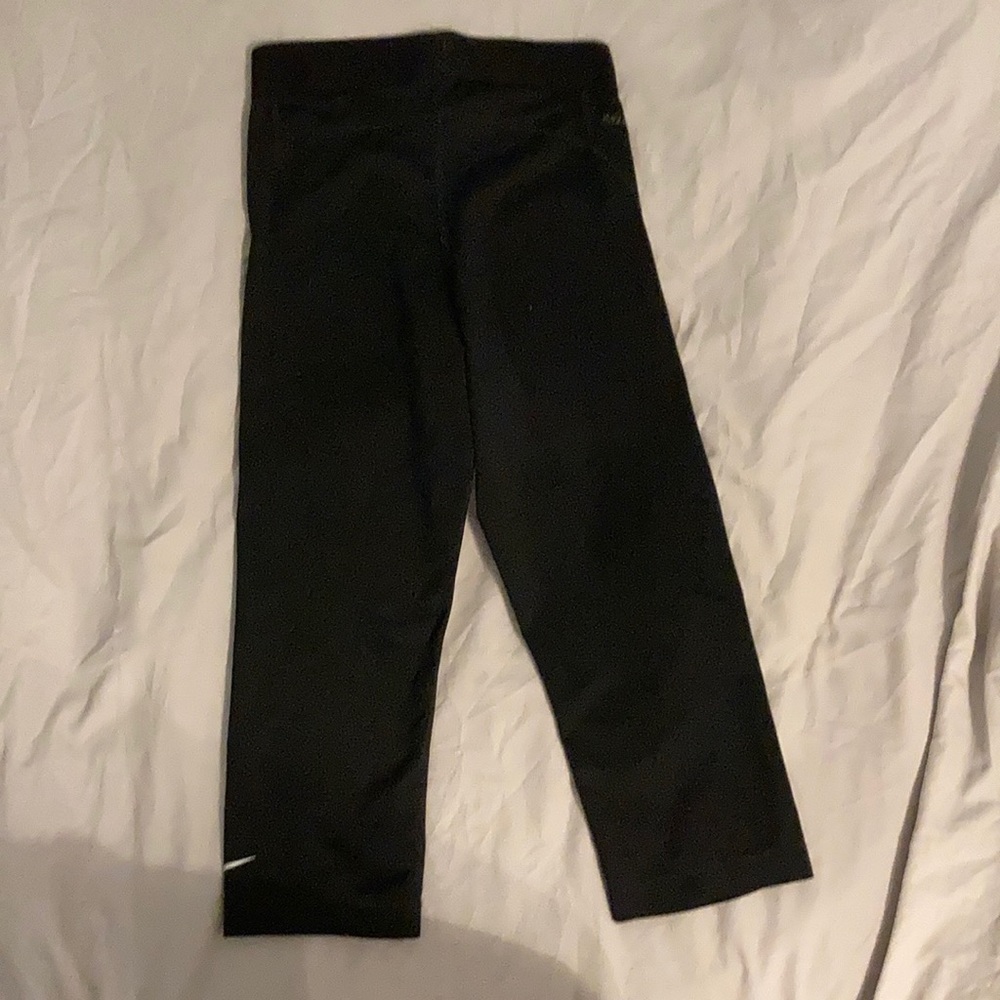 Black Nike Dri-Fit Athletic Capri Leggings - Picture 4 of 6